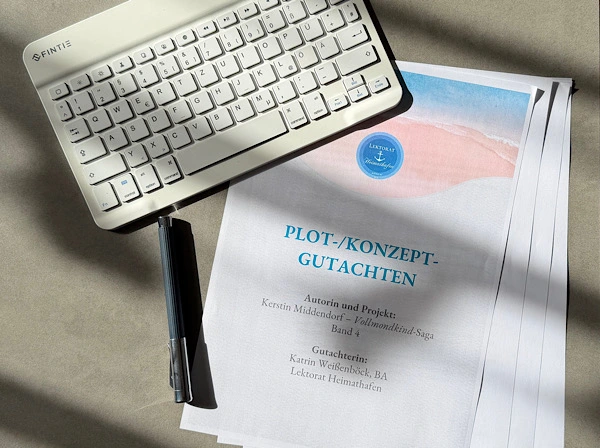 das fertige Plotgutachten enthält wertvolle Anmerkungen und Tipps für das Schreiben des Manuskripts