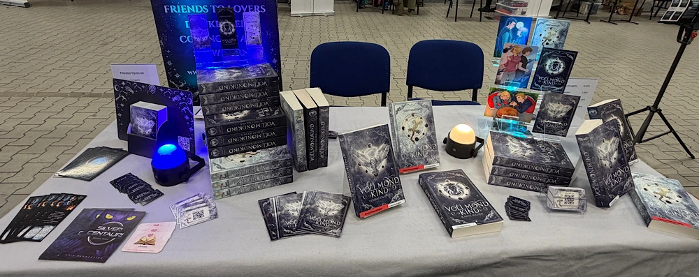 Messestand auf der Buchmesse Gießen